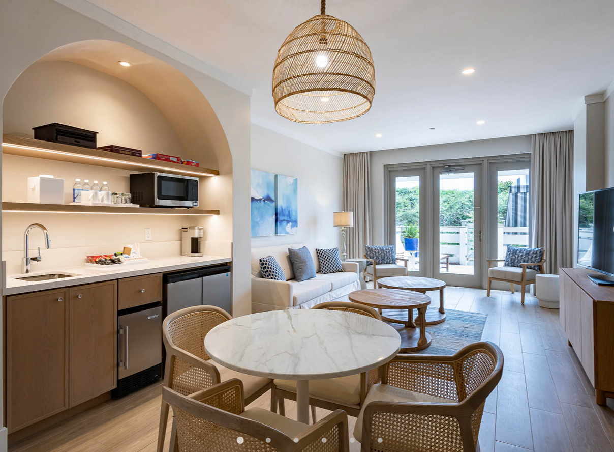 Coastal beach house interior