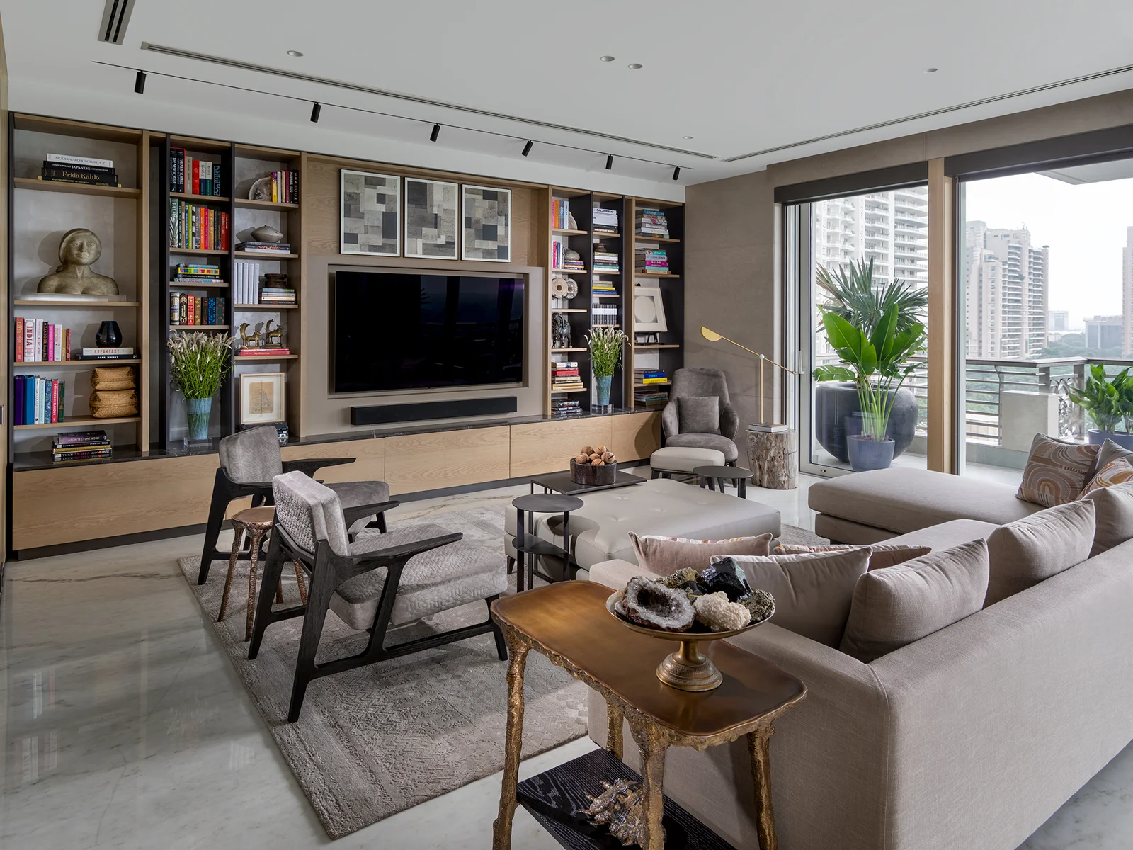 Sudhir Punamiya Residence — interior view